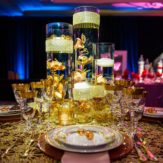 beyonce wedding table decor