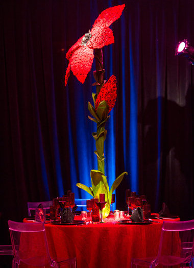 lady gaga wedding table decor