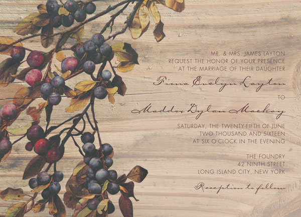 claire pettibone for wedding paper divas rustic vineyard