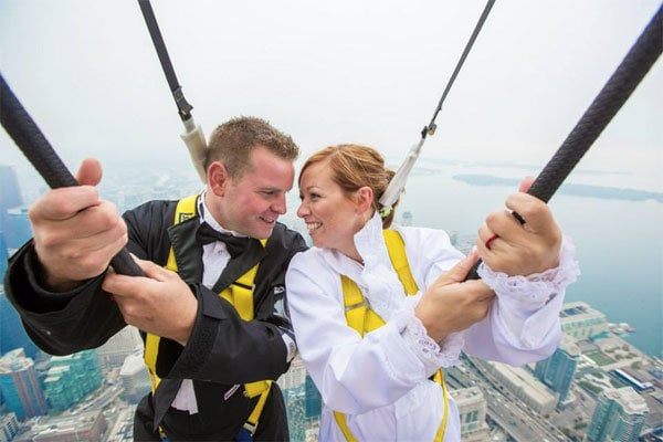 cn tower edgewalk wedding