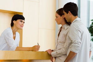 couple at desk