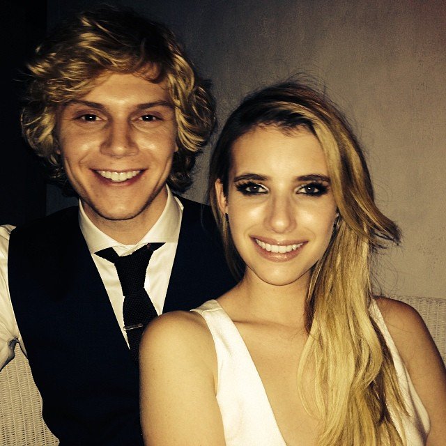 emma roberts engaged to evan peters