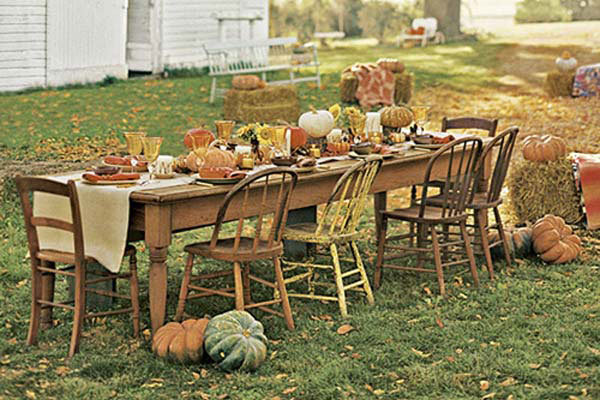 fall wedding decor