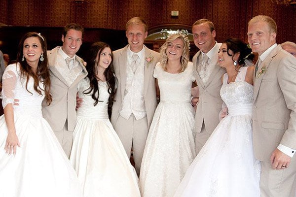 four sibling weddings in utah on same day