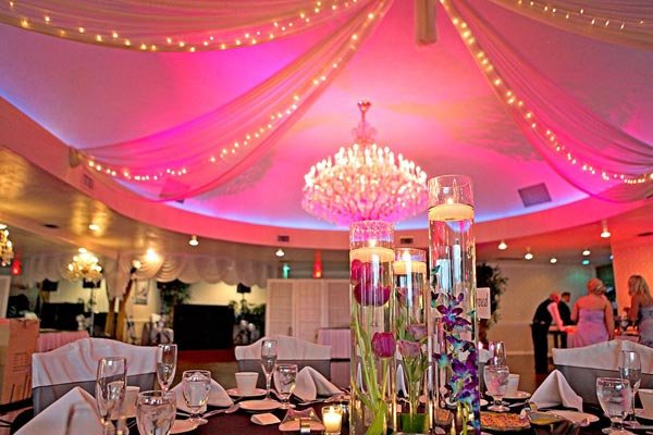 wedding reption lighting