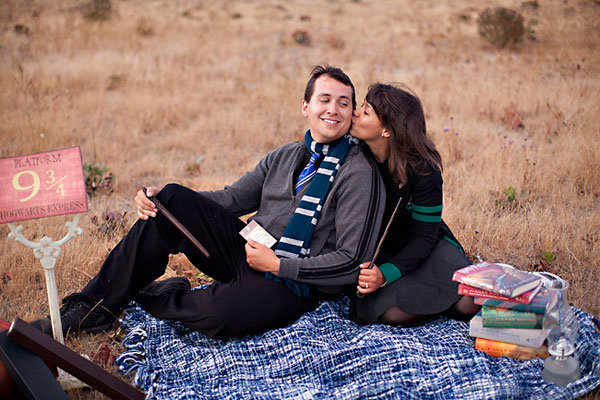 harry potter engagement photos