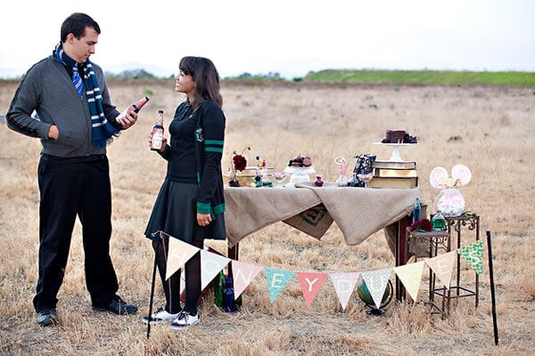 harry potter engagement photos honeydukes