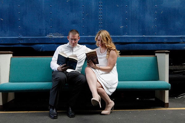 harry potter hogwarts express engagement photos