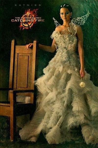 katniss everdeen wedding dress hunger games