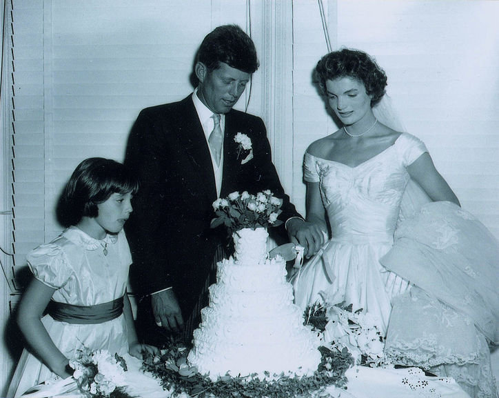 john f kennedy and jackie kennedy wedding