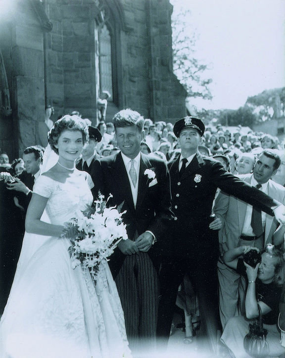 john f kennedy and jackie kennedy wedding