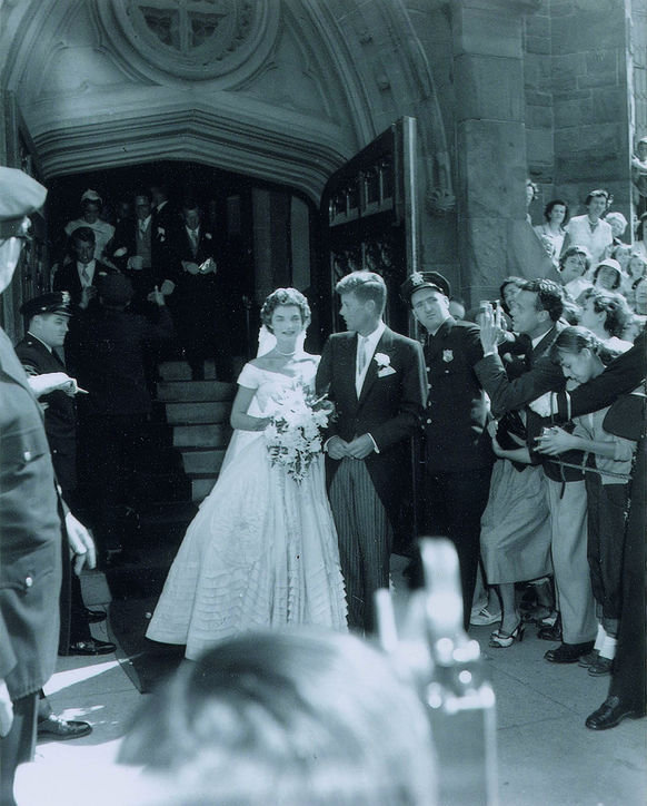 john f kennedy and jackie kennedy wedding