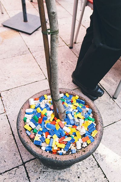 lego wedding decor