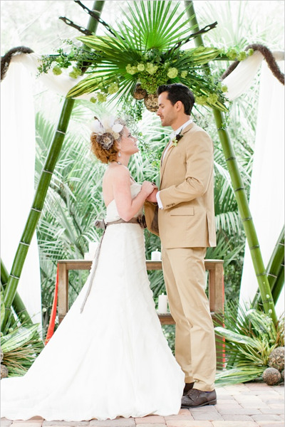 destination wedding altar 