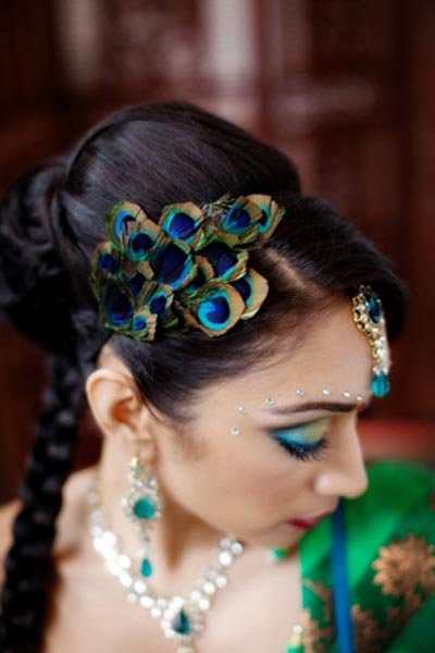 peacock headpiece 