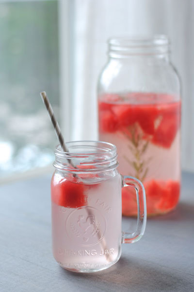 watermelon rosemary water 