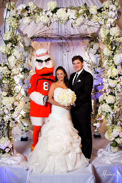 mascot wedding