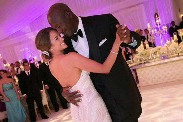 michael jordan and his new wife 