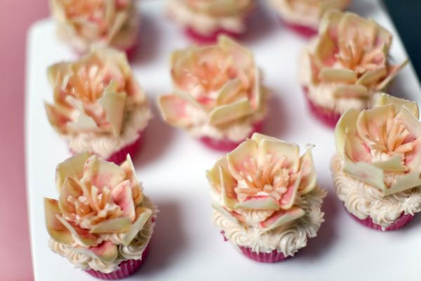 flower cupcakes 