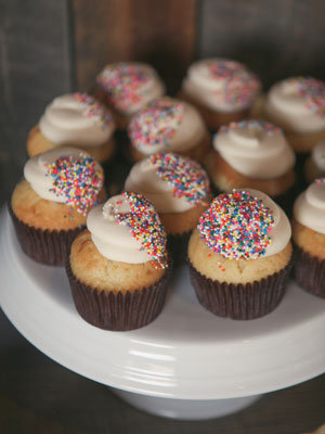 cupcakes with sprinkles