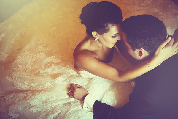 romantic wedding photos