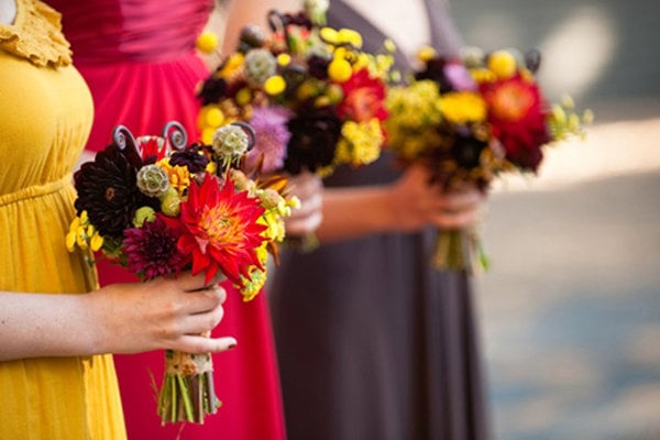 fall wedding bridesmaid dresses