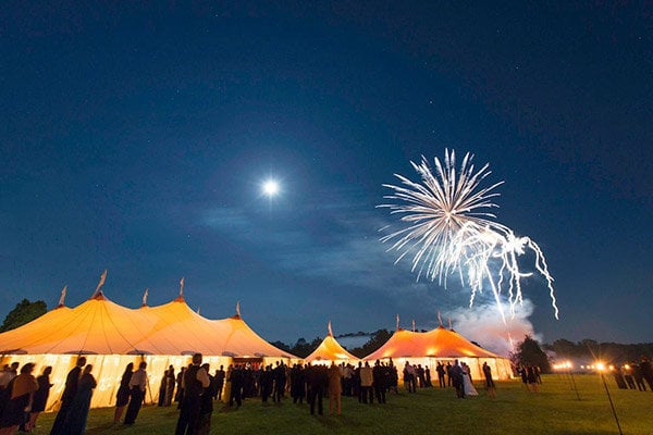 wedding fireworks