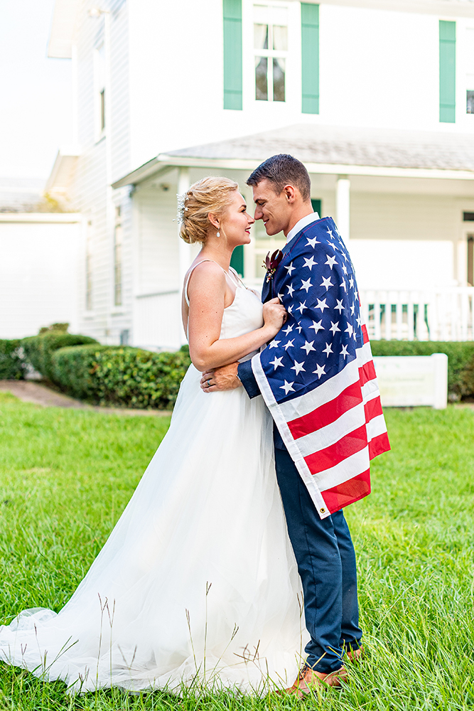 Patriotic wedding inspiration shoot