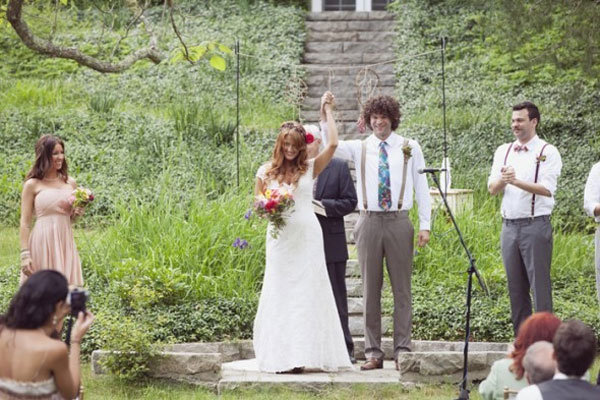 bride and groom wedding