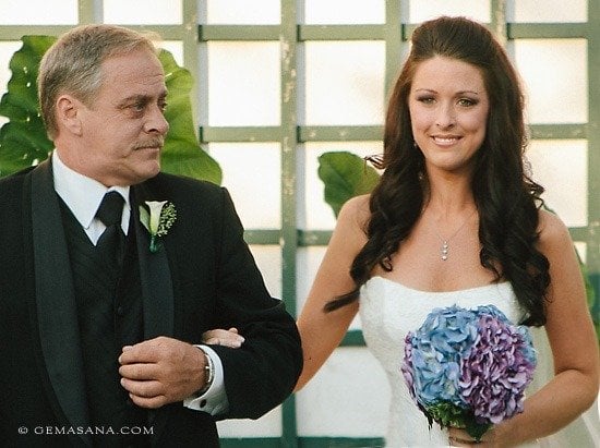 bride walking down the aisle