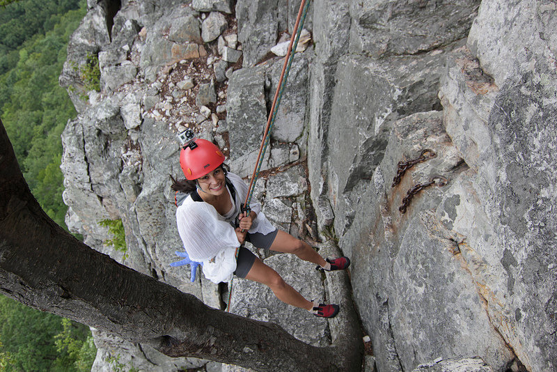 rock climbing wedding