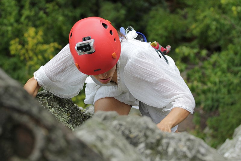 rock climbing wedding