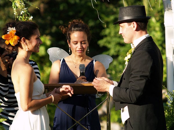 rock climbing wedding 