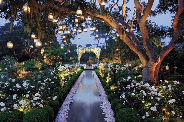 garden wedding ceremony