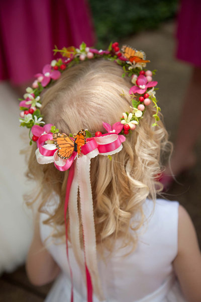 flower girl wreath