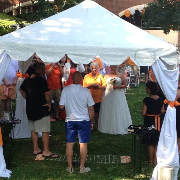 tailgating wedding