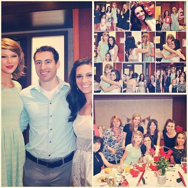 taylor swift at fans bridal shower