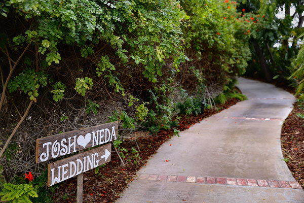 wedding sign