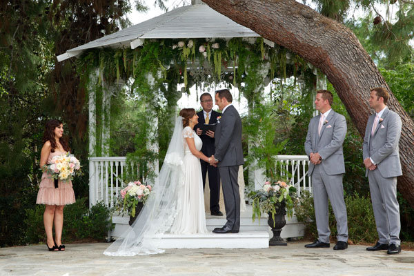 outdoor wedding ceremony