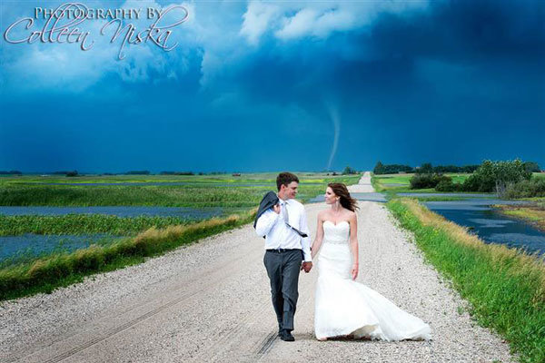 tornado wedding