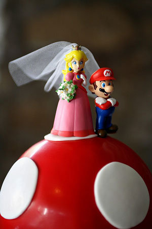 super mario bros nintendo wedding cake