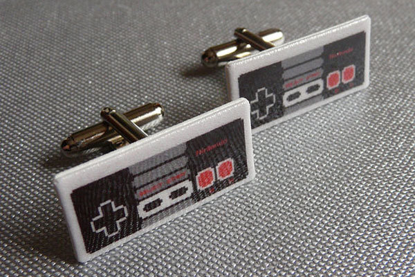 nintendo cufflinks