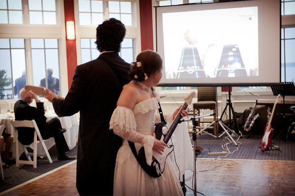 rock band theme wedding