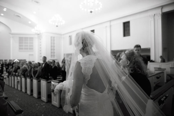 Bride Walking Down Aisle