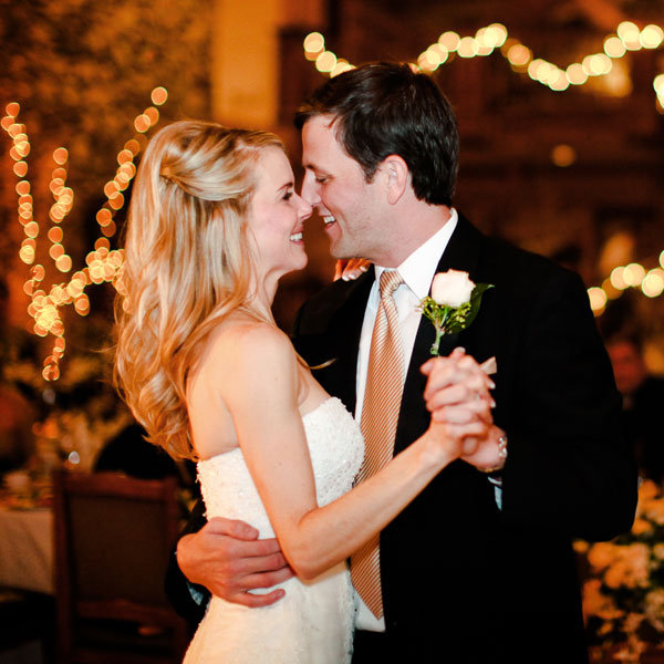 couple dancing at wedding