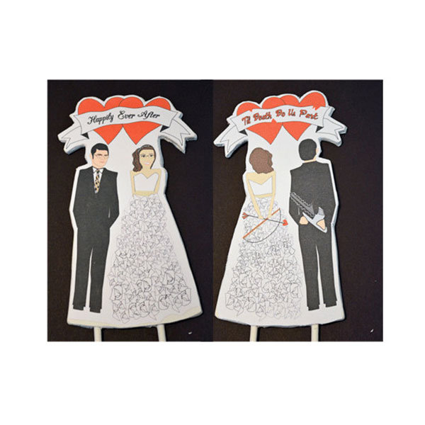 reversible cake topper