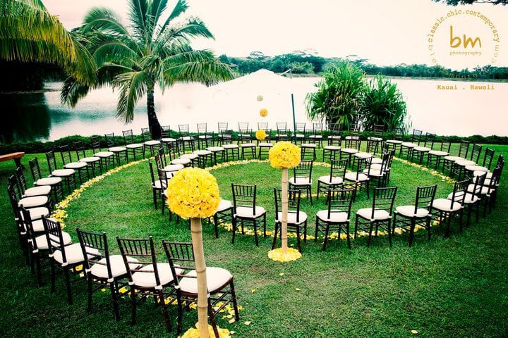 spiral ceremony aisle