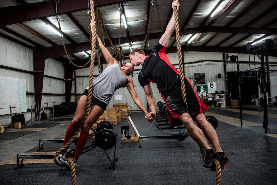 crossfit engagement photo