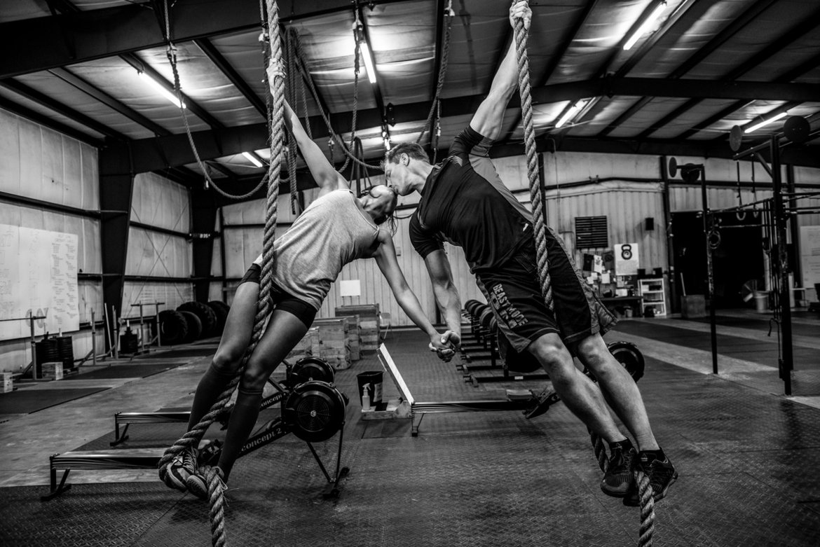 crossfit engagement photo