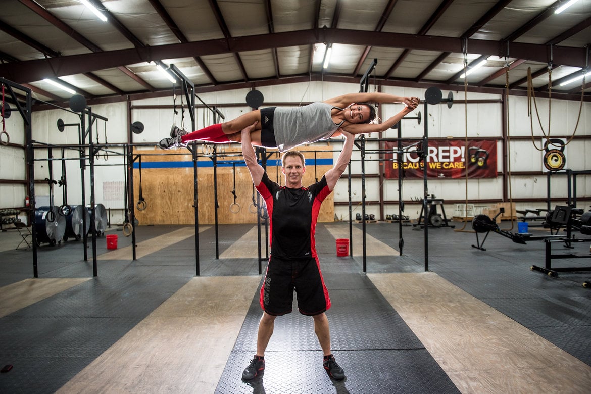 crossfit engagement photo